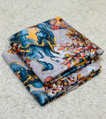 009 - Slate Grey & Amber Foliage - Shifa Zahra - Classic Lawn