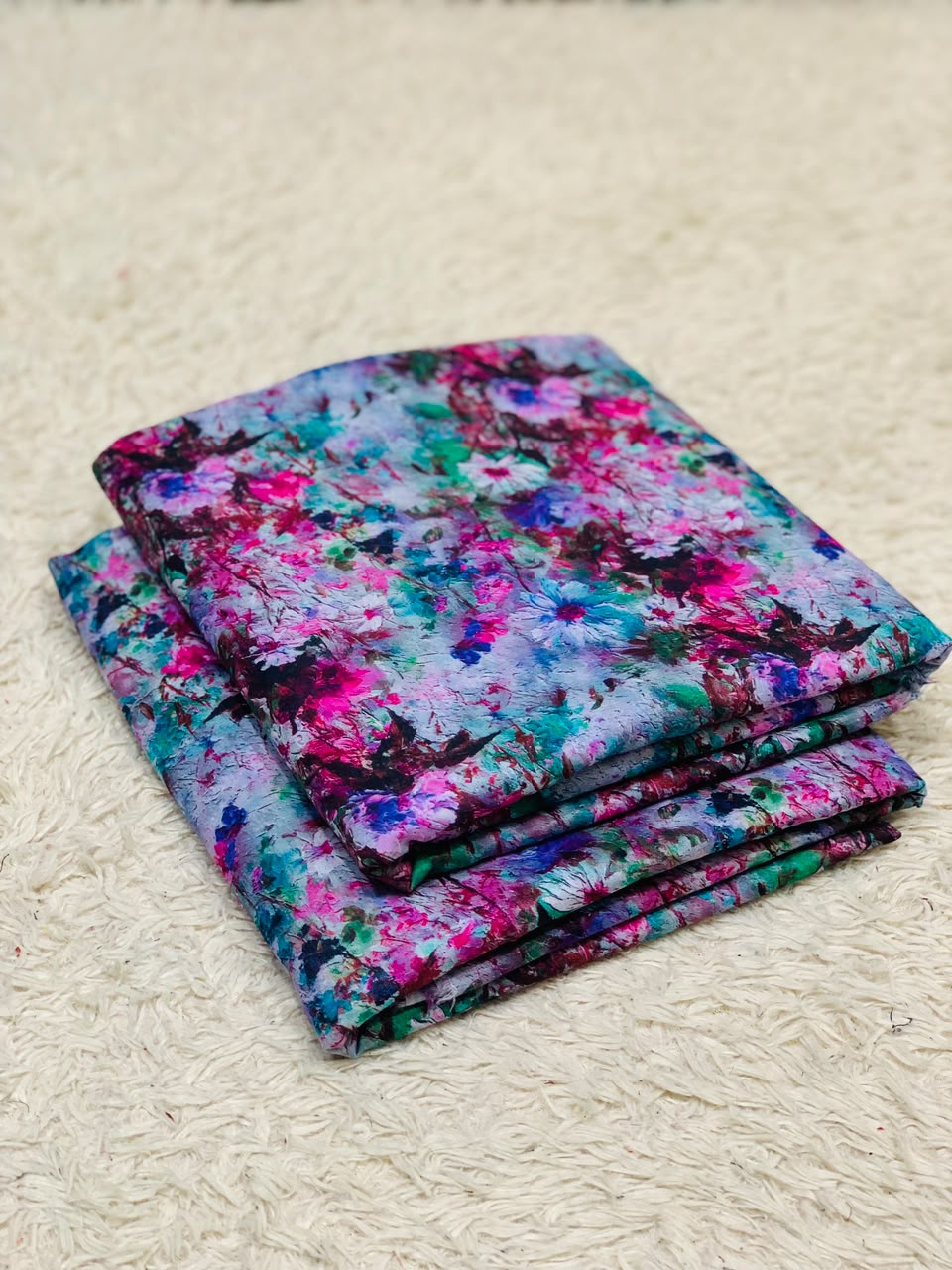 018 - Soft Lavender & Magenta Bloom - Shifa Zahra - Classic Lawn
