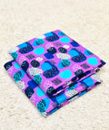 024 - Royal Purple & Cyan Pebble - Shifa Zahra - Classic Lawn