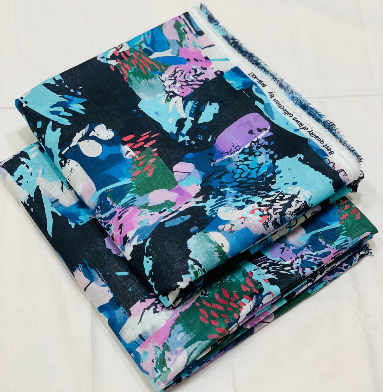 025 - Midnight Canvas & Abstract Brushstroke - Shifa Zahra - Classic Lawn