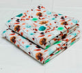 030 - Pearl White & Rust Floral Vines - Shifa Zahra - Classic Lawn