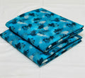 035 - Turquoise Blue & Peacock Feather - Shifa Zahra - Classic Lawn