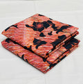 043 - Fiery Coral & Obsidian Abstract - Shifa Zahra - Classic Lawn