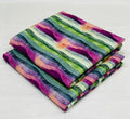 048 - Magenta & Sage Wave Aura - Shifa Zahra - Classic Lawn