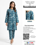Article 001 – Deep Teal Leaf 2-Piece Set