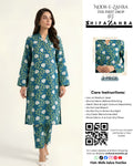 Article 015 – Ocean Teal Floral 2-Piece Set